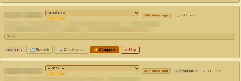 Contacts ready for outreach, enriched and queued automatically